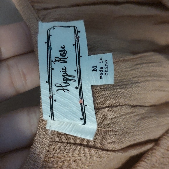 Cropped Hippie Rose Blouse - Picture 2 of 5